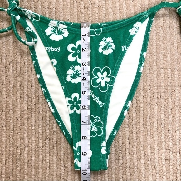 Playboy X Pacsun Floral/Hawaiian Print Bikini Set Size Small Women - Picture 10 of 11